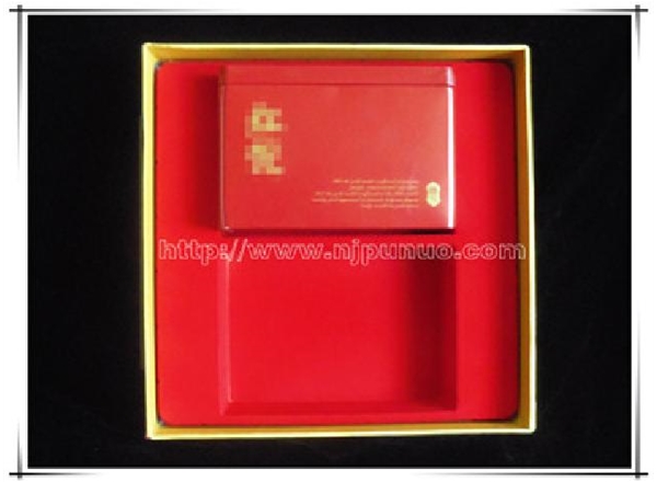 茶叶植绒吸塑盒